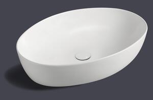 Lavoar pe blat Jungborn KALEN 62,5x42 cm cu dop ceramic alb