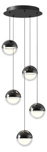 Candelabru LED suspendat pe cablu ZIREA LED/30W/230V, negru