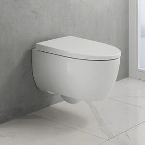 Geberit iCon vas wc cu capac soft-close agăţat fără margine cu spălare turbionară alb lucios 503.046.00.1