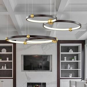 Altavola Design Aurora lampă suspendată 4x85 W negru-auriu LA112/P_50_3k_black