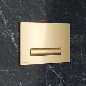 Excellent Aurro Fresh buton de spălare pentru WC auriu INEX.AF230.150.GL