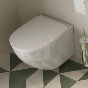 Actima Luqa vas wc agăţat fără margine cu spălare turbionară mat CEAC.6403.480.CAM