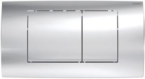 Geberit Twinline buton de spălare pentru WC crom lucios-crom mat 115.899.KH.1