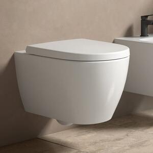 Ideal Standard i.Life O set combi-pack cu tablă agăţat fără margine cu spălare turbionară alb T572501