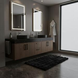 Kleine Wolke Cloud covor de baie 120x70 cm dreptunghiular negru 9198926225