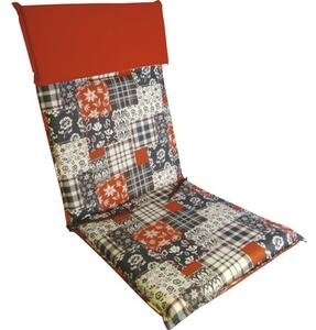 Perna Clasic pentru scaun cu tetiera, 118 x 48 x 5 cm, model floral