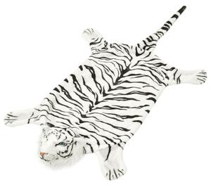 Covor cu model tigru 144 cm Pluș Alb