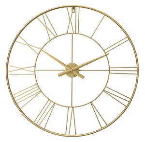 Ceas de perete în stil industrial ARATIO, Ø 70 cm, auriu