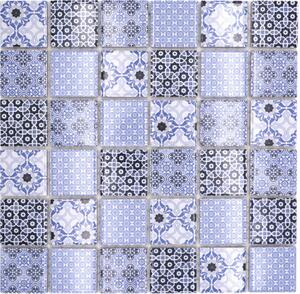 Mozaic piscină CD CL48B Quadrat Classico albastru 29,7x29,7 cm