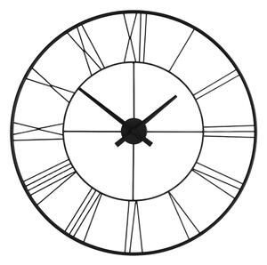 Ceas de perete în stil industrial ARATIO, Ø 70 cm, negru
