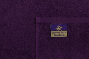 Set 3 prosoape de maini, Beverly Hills Polo Club, 402, 50x90 cm, 100% bumbac, lila/mov/mov inchis