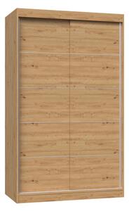 Dulap de haine cu uși glisante Igatossa 120 B (stejar artisan). Promo -17%. 1132702