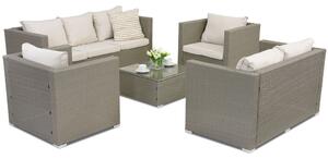 Mobilier de grădină Roma Coffee 7 Garden Point gri deschis