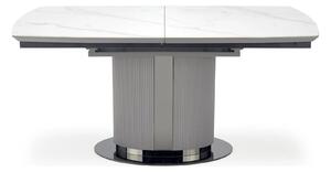 Masa extensibila DANCAN, alb/gri, 160-220x90x76 cm