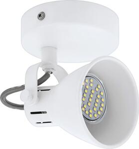 Spot aplicat Seras GU10 1x3,3W, bec LED inclus, alb