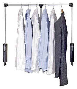 Cuier pentru haine cu tija telescopică, mâner pentru instalare în dulap - lățime 87 - 130 cm, WENKO