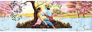 Tablou canvas Krishna 50x150 cm