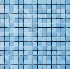 Mozaic de sticlă albastru 30,5x32,5 cm