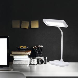 Lampă de birou cu LED integrat Briloner 7,5W 800 lumeni, albă