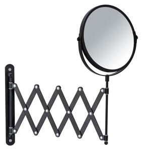 Oglindă cosmetică EXCLUSIV, telescopică, neagră, WENKO