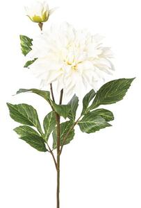 Floare artificială Dalie H 78 cm crem