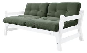 Canapea variabilă KARUP Design Step White, verde