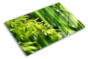 Tocător de bucătărie Frunze de bambus și frunziș verde