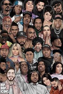 Poster Hip Hop - Icons, (61 x 91.5 cm)
