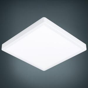 Plafonieră cu LED integrat Fueva5 20W 2300 lumeni, 28,5x28,5 cm, pentru baie IP44, albă