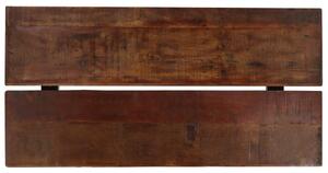Masă de bar, maro închis, 180 x 70 x 107 cm lemn masiv reciclat