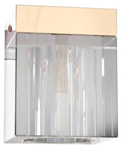 Open Design OR86188 - Lampă spot CUBO 1xG9/8W/230V sticlă transparentă/aur roz