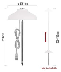 Lampă LED de interior pentru creșterea plantelor GROW LED/5W/5V