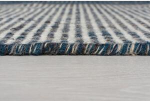 Covor din lână Flair Rugs Anu, 60 x 200 cm, albastru