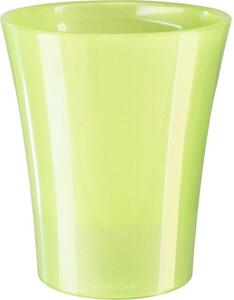 Ghiveci Arte-Dea, plastic, Ø 13,5 cm, h 15 cm, verde lime, inclus sistem de irigare