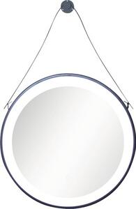 Oglindă baie cu LED rotundă cu iluminare indirectă Sanotechnik Soho ZI312 Ø 60 cm negru