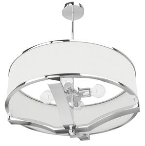 Open Design OR84801 - Lustră pe tijă GERDO, 4xE27/12W/230V, crom lucios/alb