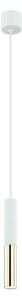 Open Design OR80841 - Lustră SLIMI suspendată pe cablu, 1xG9/3,5W/230V, alb/auriu