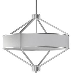 Open Design OR85822 - Lustru cu tijă ZUNDO 4xE27/15W/230V crom mat/alb