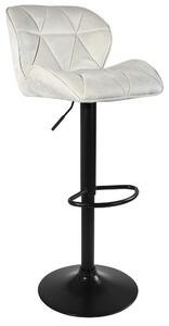 JAKS SCAUN DE BAR GRAPPO BLACK VELOUR BEJ