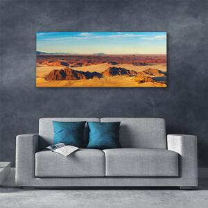 Tablou pe panza canvas Desert Peisaj Brun Galben