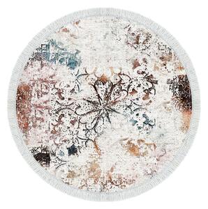 Covor, 160x160 cm, forma rotunda, poliester 100%, multicolor, ALN40060