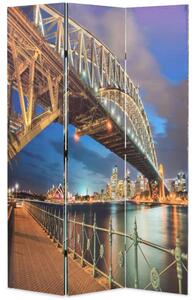 Paravan cameră pliabil, 120 x 170 cm, Sydney Harbour Bridge