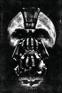 Poster de artă The Dark Knight Trilogy - Bane Mask, (26.7 x 40 cm)
