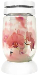 Candelă Bolsius din sticlă model orhidee 3 L, durata de ardere 36 h