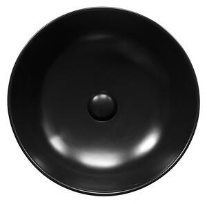 Lavoar pe blat, Fluminia, Amereta-MB, 41,5 cm, negru mat