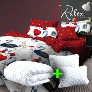 PACHET PROMO LENJERIE PAT FINET 6 PIESE + 2 PERNE + PILOTĂ (PLP106) - LenjeriiPat-Pucioasa.ro - Magazin Online lenjerii pat