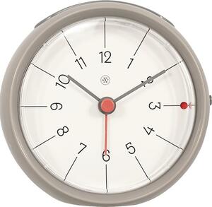 Ceas cu alarmă Otto gri Ø 9,5 cm