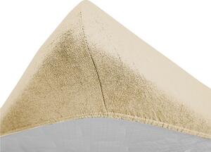 Cearsaf terry EXCLUSIVE galben deschis, 90x200-cm Gramaj (densitatea fibrelor): Lux (190 g/m2)
