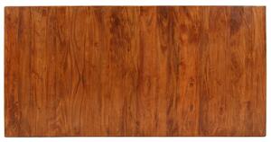 Masă din lemn masiv cu finisaj din palisandru, 180x90x76 cm