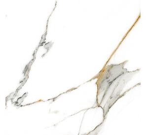 Gresie exterior / interior porțelanată Carrara White Polished rectificată 60x60 cm